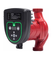 Насос циркуляційний енергозберігаючий Wetron 50-130 Вт, 8 м, 100 л/хв, Ø1 1/2″ 180 мм, з гайками Ø1″ (774362)