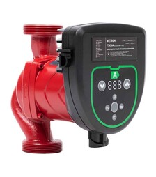 Насос циркуляційний енергозберігаючий Wetron 50-130 Вт, 8 м, 130 л/хв Ø2″ 180 мм, з гайками Ø1 1/4″ (774364)