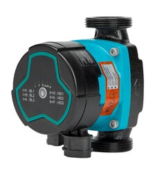 Насос циркуляційний енергозберігаючий Aquatica GPA25-4/130 III, 5-25 Вт, 4 м, 47 л/хв, Ø1 1/2" 130 мм, з гайками Ø1" (774042)