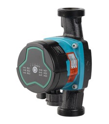 Насос циркуляційний енергозберігаючий Aquatica GPA25-4/180 III, 5-25 Вт, 4 м, 47 л/хв, Ø1 1/2" 180 мм, з гайками Ø1" (774043)