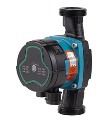 Насос циркуляційний енергозберігаючий Aquatica GPA25-6/180 III, 5-39 Вт, 6 м, 53 л/хв, Ø1 1/2" 180 мм, з гайками Ø1" (774053)