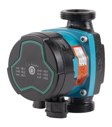 Насос циркуляційний енергозберігаючий Aquatica GPA25-8/130 III, 5-60 Вт, 8 м, 63 л/хв, Ø1 1/2" 130 мм, з гайками Ø1" (774062)