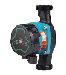 Насос циркуляційний енергозберігаючий Aquatica GPA25-8/180 III, 5-60 Вт, 8 м, 63 л/хв, Ø1 1/2" 180 мм, з гайками Ø1" (774063)