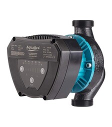 Насос циркуляційний енергозберігаючий Aquatica GPA25-6/180 IV, 6-90 Вт, 6 м, 92 л/хв, Ø1 1/2" 180 мм, з гайками Ø1" (774071)