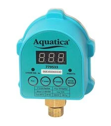 Реле тиску електронне Aquatica 1,1 кВт, Ø 1/4", із захистом сухого ходу (779533)