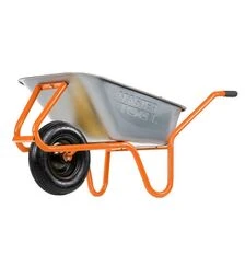Тачка одноколісна MASTERTOOL D-2 REINFORCED, 100 л/180 кг (79-9822)