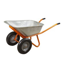 Тачка будівельна Flora двоколісна 100 л, 320 кг, колесо 15" (5056714)
