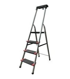 Стремянка GTM KMH0104BP, 0,86 м, анодированный алюминий