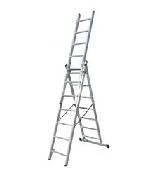 Драбина розкладна ELKOP трисекційна 1,9-3,99 м (VHR T 3*7)