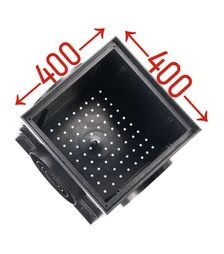 Бокс водостічний РІВНИНА VOD 400x400 мм, з отворами (20603-1)