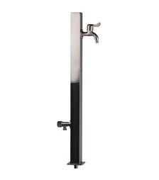 Колонка садовая квадратная РІВНИНА Light 50x50 мм, с 2 кранами (20101-3)
