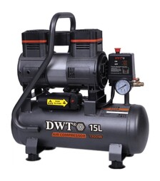 Компрессор воздушный DWT K14-15 OA-AL, 1300 Вт, 15 л, 7 бар, безмасляный