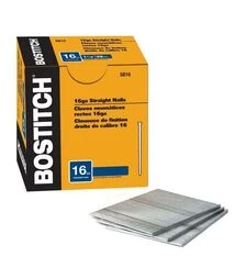 Цвяхи прямі BOSTITCH SB16-2.25, SB16, 57x1,6 мм, капелюшок 3 мм, оцинковані, 2500 шт. (SB16-2.25)