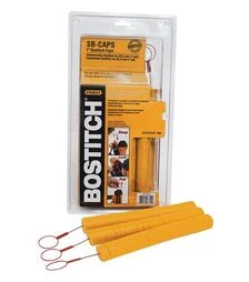 Шайба під скоби BOSTITCH SB-CAPS для кріплення м’яких матеріалів, пластмасова, 25,4 мм, 1000 шт. (SB-CAPS)