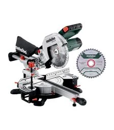 Пила торцювальна Metabo KGS 216 M, з функцією протягування + додатковий диск (613216900)