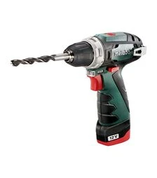 Дрель-шуруповерт аккумуляторный Metabo PowerMaxx BS Basic, 12 В, кейс (600080500)