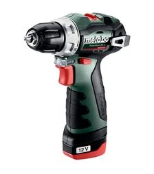 Дрель-шуруповерт аккумуляторный Metabo PowerMaxx BS BL, 12 В, кейс (601721500)