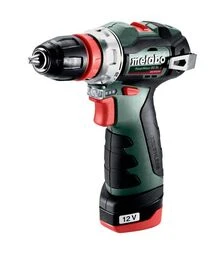 Дрель-шуруповерт аккумуляторный Metabo PowerMaxx BS BL Q, 12 В, кейс (601749500)