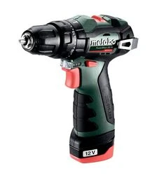 Дрель-шуруповерт ударная аккумуляторная Metabo PowerMaxx SB BL, 12 В, кейс (601784500)