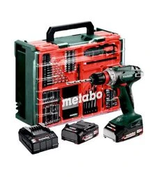 Дрель-шуруповерт аккумуляторный Metabo BS 18 Quick + набор аксессуаров, кейс (602217710)