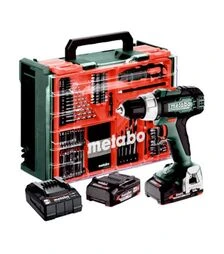 Дрель-шуруповерт аккумуляторный Metabo BS 18 L + набор аксессуаров, кейс (614051710)