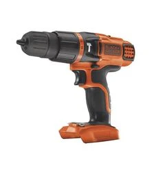 Дриль ударний акумуляторний BLACK+DECKER BDCH188N, 18 В, 28 Нм, без АКБ та ЗП