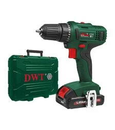 Дрель-шуруповерт аккумуляторная DWT ABS-18 L-2 BMC, 18 В, 2x1,5 А*ч