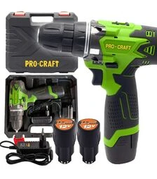 Шуруповерт аккумуляторный Procraft PA-12Li Industrial (000124)