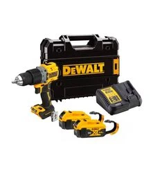 Дрель-шуруповерт ударная аккумуляторная DeWALT DCD805P2LRT, XR Li-Ion 18 В, 5 Агод, в кейсе