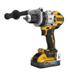 Дрель-шуруповерт ударная аккумуляторная DeWALT DCD1007H2T, XR PowerStack 18 В, 5 Агод, в кейсе