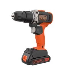 Дриль-шурупокрут ударний акумуляторний BLACK+DECKER BCD003C1, 18 В