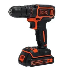 Дриль-шурупокрут акумуляторний BLACK+DECKER BDCDC18KB, 18 В, 1,5 Агод, в кейсі