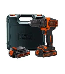 Дриль-шурупокрут акумуляторний BLACK+DECKER BDCDD186KB, 18 В, 1,5 Агод