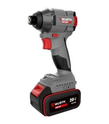 Гайковерт ударный аккумуляторный Wurth ASSR 20V 1/4" RED STRIPE, 230 Нм, 1/4", 20 В, 4 А*ч, кейс (5702515011)
