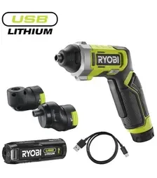 Электроотвертка Ryobi USB Lithium RSD4-120TA2 (5133006211)