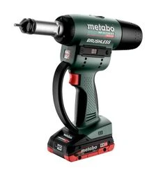 Заклепувальний пістолет акумуляторний Metabo NMP 18 LTX BL M10, 18 В, 2x4 А*Год, кейс (601788800)