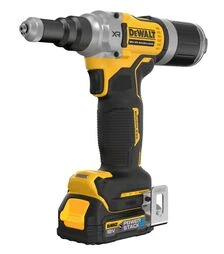 Заклепувальний пістолет акумуляторний DeWALT DCF414E2GT, XR PowerStack GFN 18 В, 1,7 А*год, 20 кН