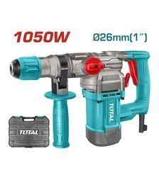 Перфоратор TOTAL TH110266 SDS-Plus, 1050 Вт, 0–1100 об/хв, 4.5 Дж, 0-3800 уд/хв (TH110266)