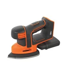 Вібраційна шліфмашина акумуляторна BLACK+DECKER BDCDS18N, 110 мм, Без АКБ та ЗП