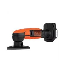 Вібраційна шліфмашина акумуляторна BLACK+DECKER BDCDS12N, 92х92х92 мм, Без АКБ та ЗП