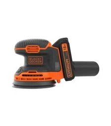 Ексцентрикова шліфмашина акумуляторна BLACK+DECKER BDCROS18, 18 В, 125 мм
