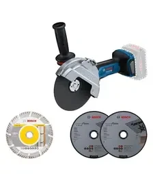 Угловая шлифмашина аккумуляторная Bosch GWS 182P без АКБ и ЗУ (0.601.9H6.L01)