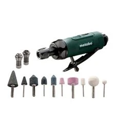 Пряма шліфмашина пневматична Metabo DG 25, 25000 об/хв + набір аксесуарів (604116500)