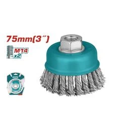 Щетка-крацовка TOTAL TAC32031, Ø 75 мм (TAC32031)