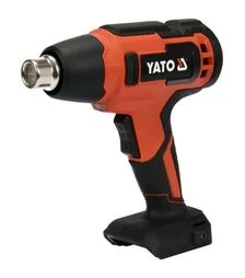 Будівельний фен акумуляторний YATO YT-82285, 18В, 550°C, 100 л/хв, 2 режими, без АКБ та ЗП
