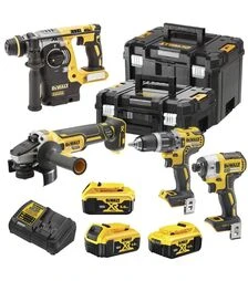 Набор аккумуляторных электроинструментов DeWALT DCK422P3T в двух кейсах TSTAK
