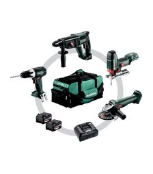 Набір акумуляторного інструменту Metabo Combo Set 4.1.4 18В BS+KH+W+STA (685232000)