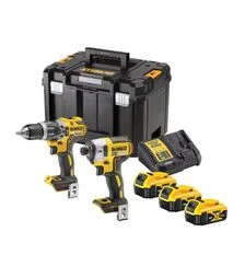 Набір акумуляторного інструменту DeWALT DCK266P3T, DCD796 + DCF887, кейс (DCK266P3T)