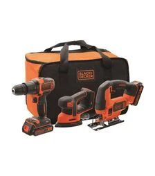 Набір акумуляторного інструменту BLACK+DECKER BCK31S1S, BDCHD18 + BDCJS18 + BDCDS18, сумка (BCK31S1S)