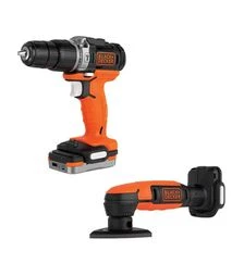 Набір акумуляторного інструменту BLACK+DECKER BDCK121S1S, BDCHD12S1 + BDCDS12N, сумка (BDCK121S1S)